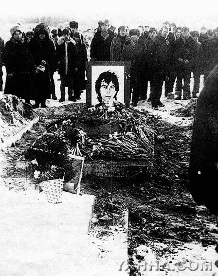 Похороны Башлачева. Ленинград. 23 февраля 1988.